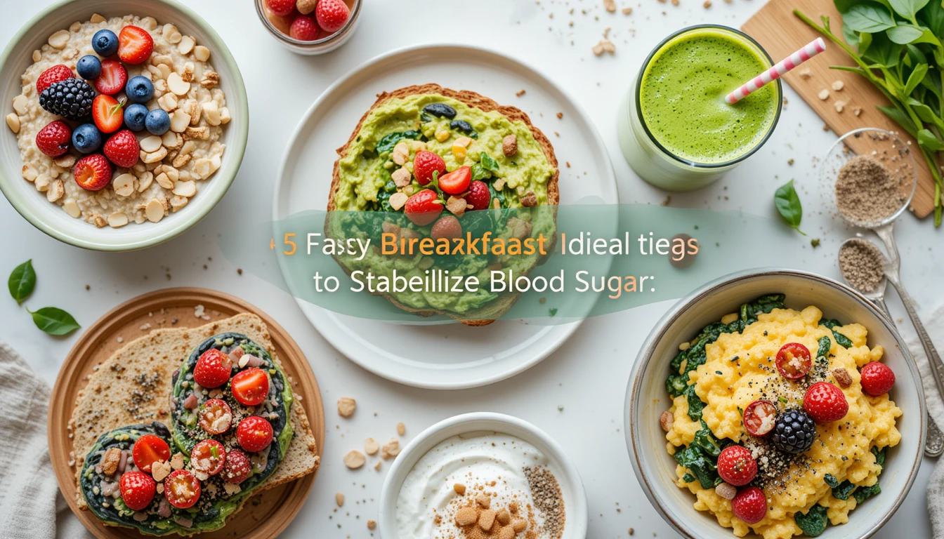 5 Easy Breakfast Ideas to Stabilize Blood Sugar