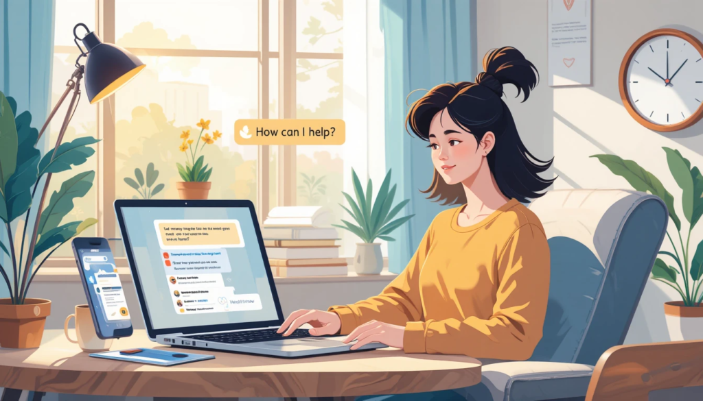 work from home chat jobs
